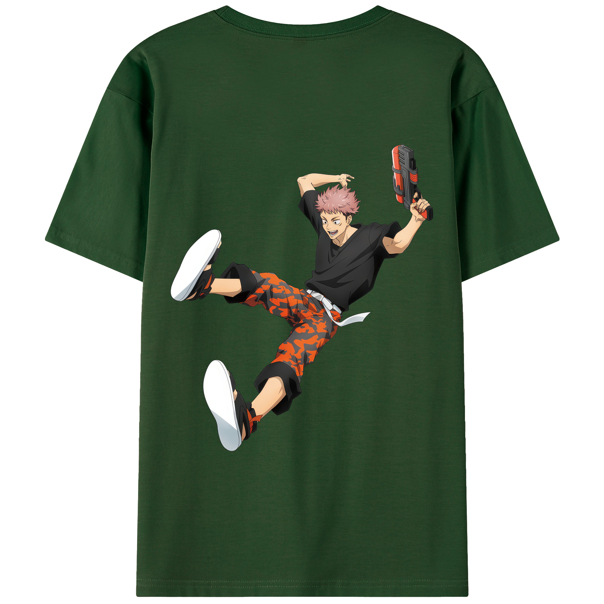 （画像用） 呪術廻戦 Jujutsu Kaisen 綿100％半袖Tシャツ（背面プリント）